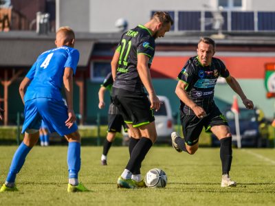 Fragment meczu GKS Rudki Star Starachowice , Michał Grunt, Marcin Kaczmarek