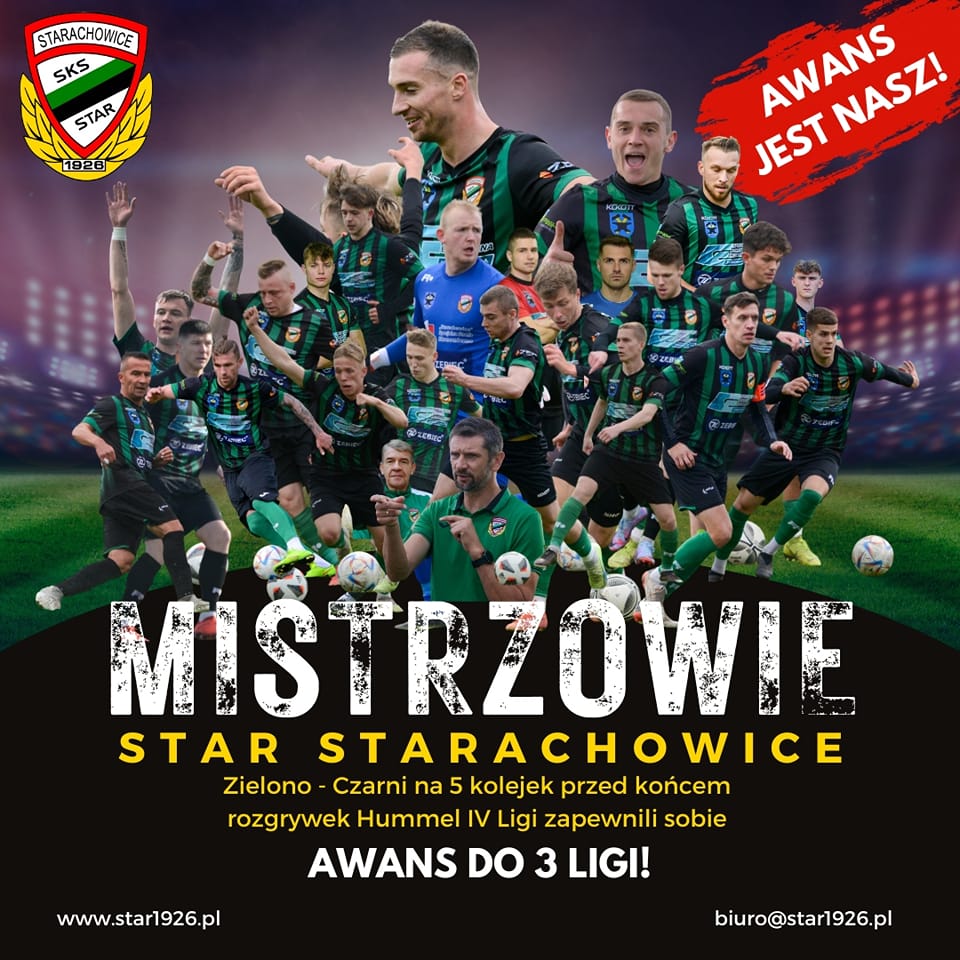 Star Starachowice Awans do 3 ligi
